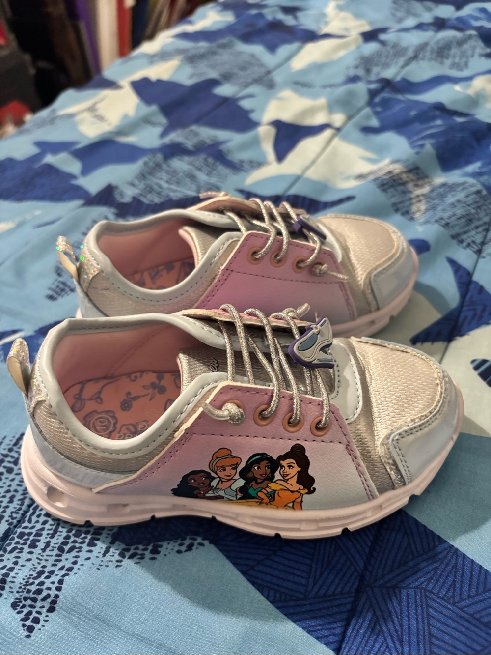 Girls' Pink Princess Character Athletic Shoes
